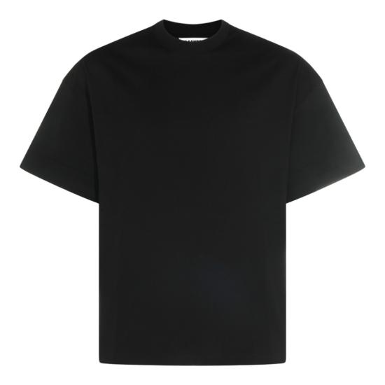 26FW 질샌더 반팔 티셔츠 J22GC0277J20348001 Black