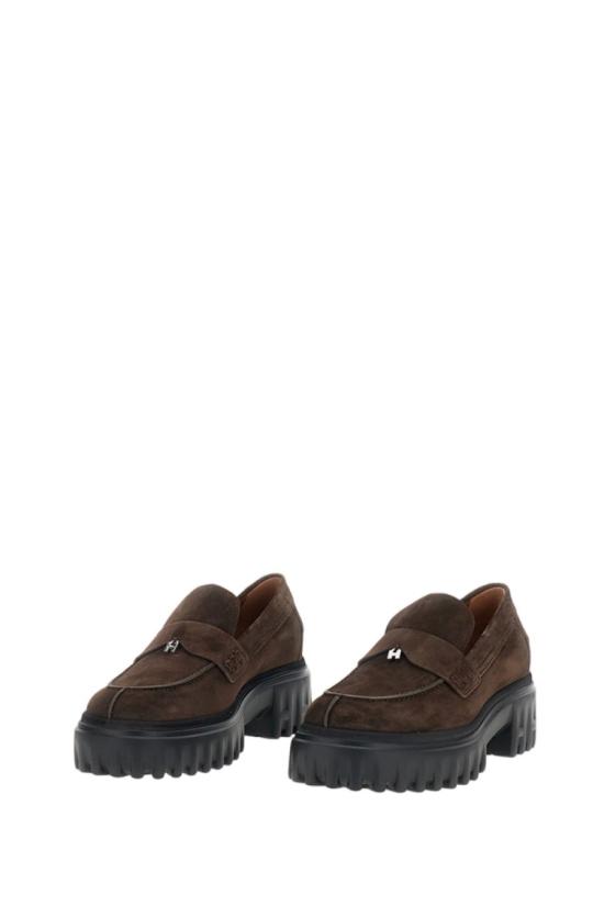 26FW 호간 로퍼 HXW7000FV50BYES610 Brown - HOGAN