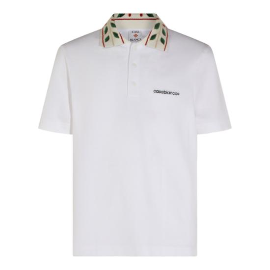 26FW 카사블랑카 폴로 티셔츠 MPF26JTP49901 White