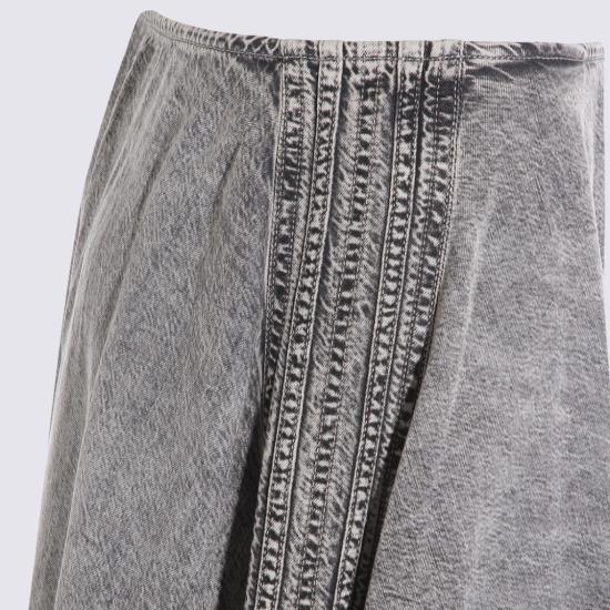 26SS 디젤 DE-ANNIE-S2 롱 스커트 A20224068UM02 Grey - DIESEL