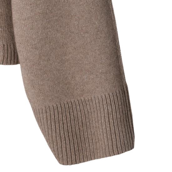 26FW 케이트 스칼렛 캐시미어 가디건 스칼렛 캐시미어 가디건 8267600216 Brown - KHAITE