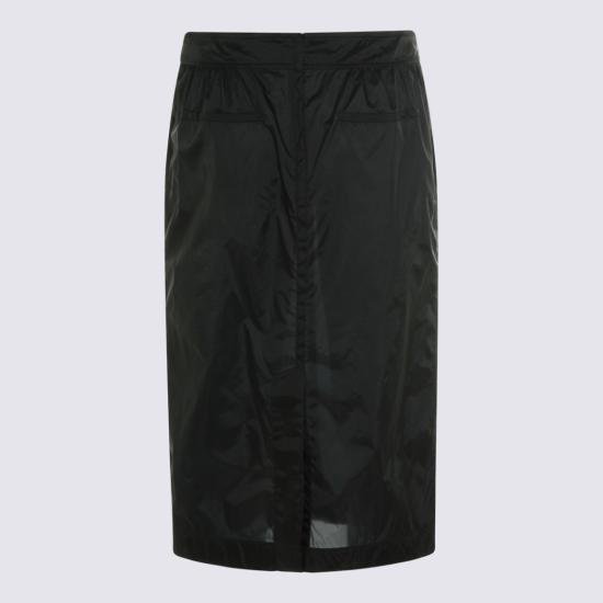 26SS 생로랑 미디 스커트 870894Y8J401000 Black - SAINT LAURENT
