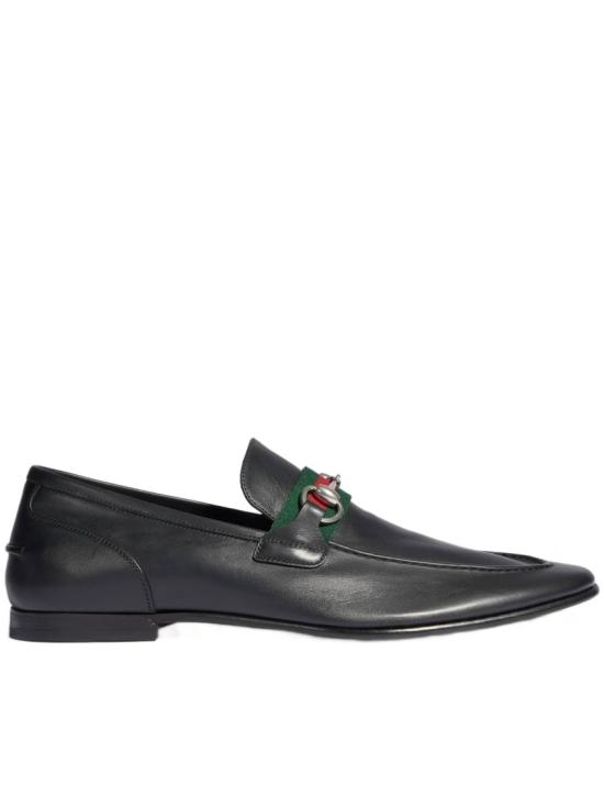 26FW 구찌 코모 홀스빗 레더 로퍼 874936 AAGSM Black
