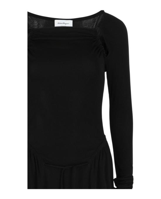  살바토레 페라가모 롱 원피스 136436 750760 00002 48 Black - SALVATORE FERRAGAMO