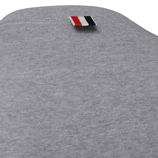 26FW 톰브라운 로고 패치 엔지니어드 4바 스웨트셔츠 MJT021H00535068 Grey - THOM BROWNE