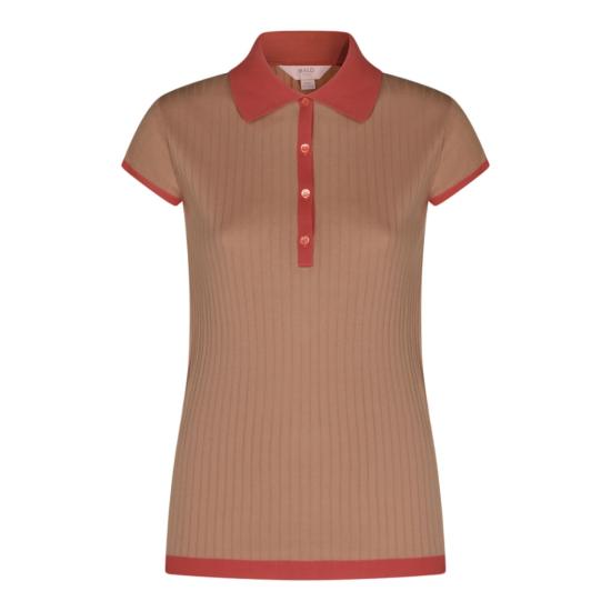 26SS 말로 폴로 티셔츠 DXD056F3I45EN135 Brown