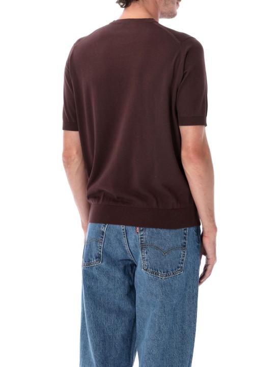 26SS 존스메들리 반팔 티셔츠 KEMPTONRSN Brown - JOHN SMEDLEY
