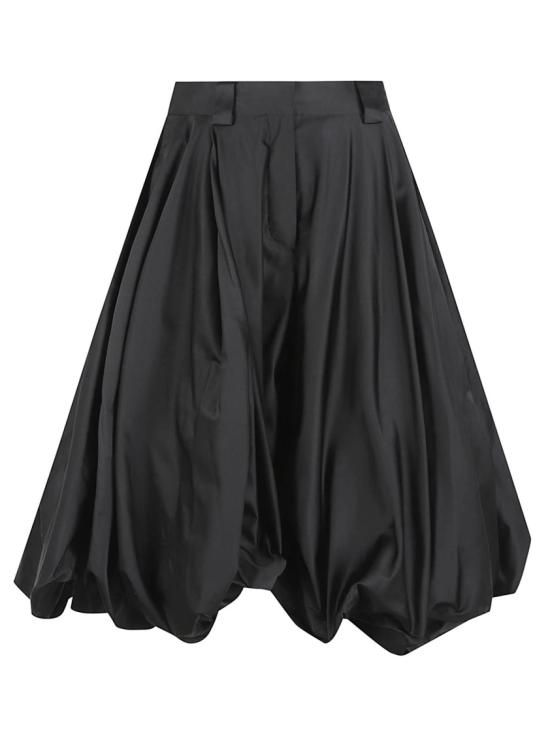26SS 발렌시아가 미디 스커트 872539WTJO611000 Black