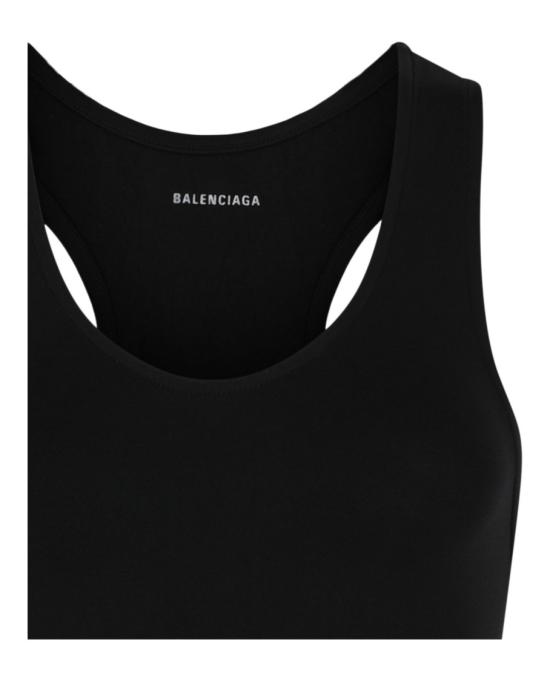  발렌시아가 민소매 티셔츠 807538 4E6B2 1000 00002 1 Black - BALENCIAGA