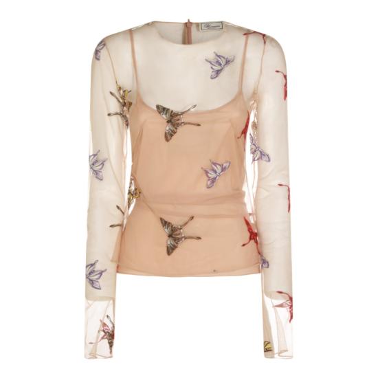 26SS 블루마린 블라우스 P644C262AF8209 Neutrals