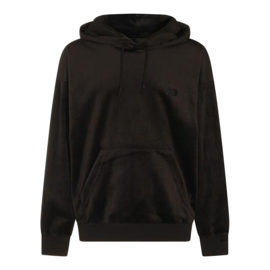 26FW 와이쓰리 후드 티셔츠 IA4372BLACK