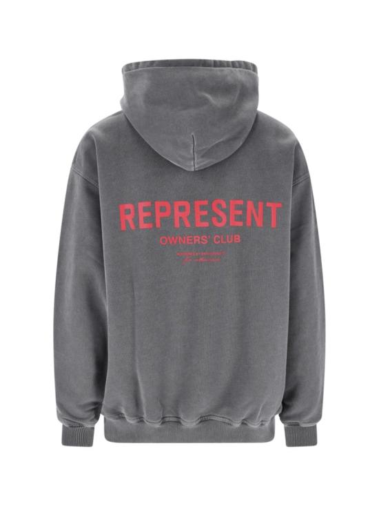 26FW 리프레젠트 후드 티셔츠 OCM4111302 Grey - REPRESENT