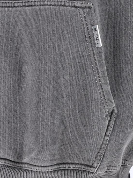 26FW 리프레젠트 후드 티셔츠 OCM4111302 Grey - REPRESENT