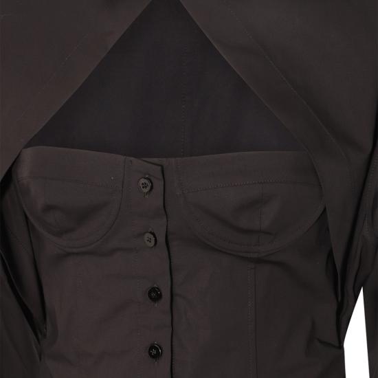  디 아티코 숏 원피스 237WCA219C070100 Black - THE ATTICO