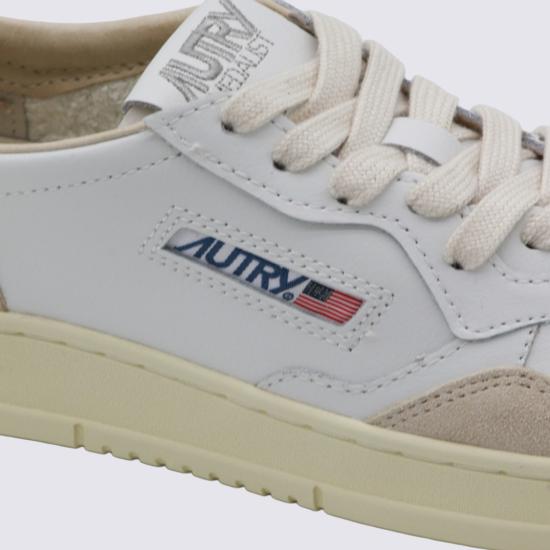 26FW 오트리 메달리스트 로우 레더 스니커즈 AULWLS75 Neutrals - AUTRY