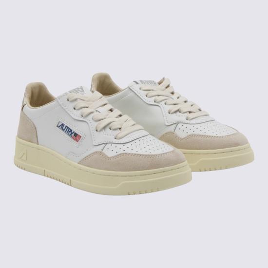26FW 오트리 메달리스트 로우 레더 스니커즈 AULWLS75 Neutrals - AUTRY