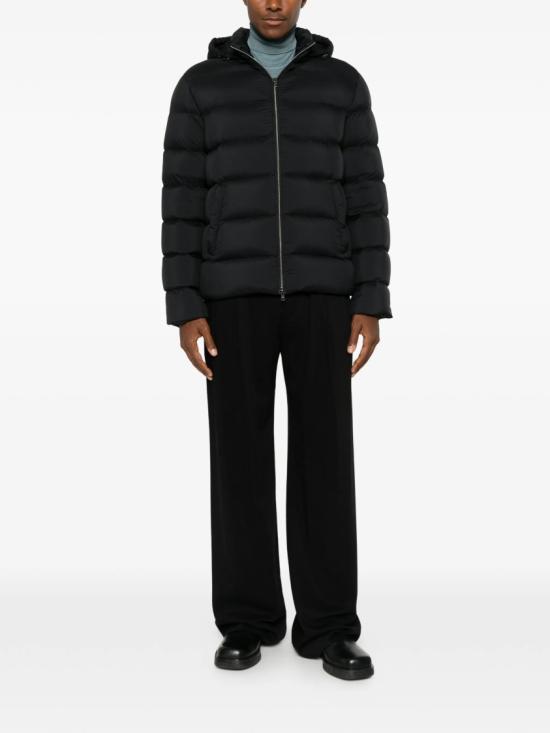 26FW 에르노 숏패딩 PI0016ULE 12456Z Black - HERNO