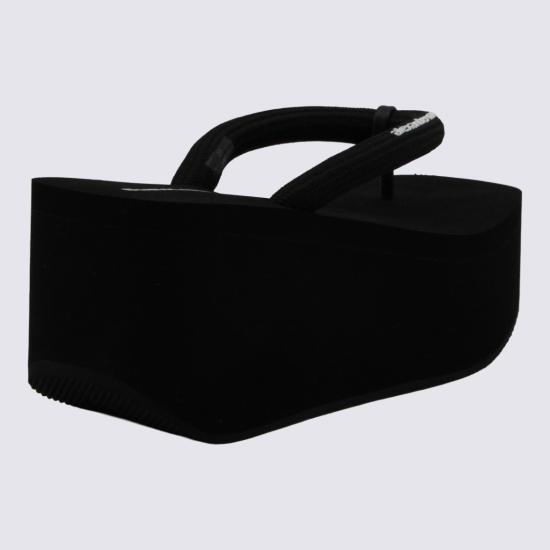 26FW 알렉산더 왕 뮬/슬리퍼 30326S024001 Black - ALEXANDER WANG