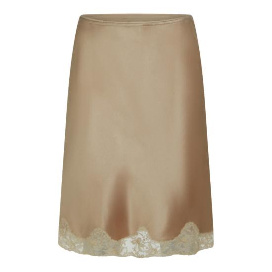 26SS 생로랑 미디 스커트 863139Y001W2876 Neutrals