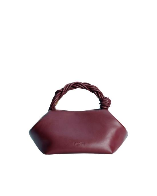26FW 가니 토트백 7725275 Burgundy - GANNI
