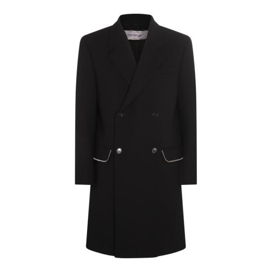  오프화이트 코트 OMER082F23FAB0011010 Black