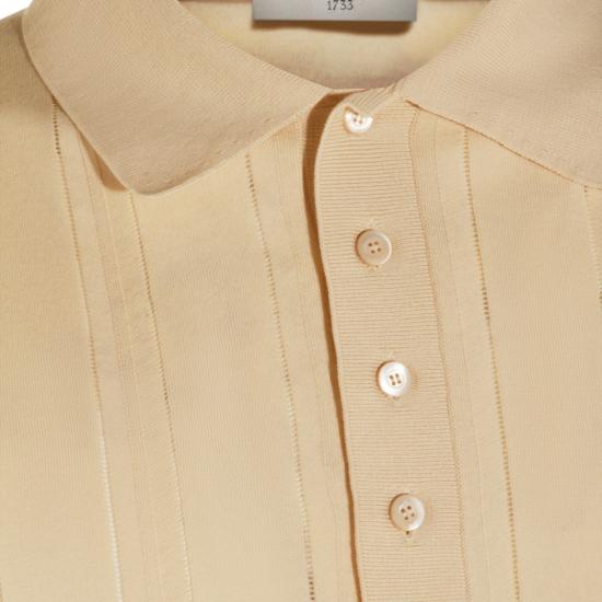 26SS 피아젠차 폴로 티셔츠 M1140018001005030 Neutrals - PIACENZA 1733