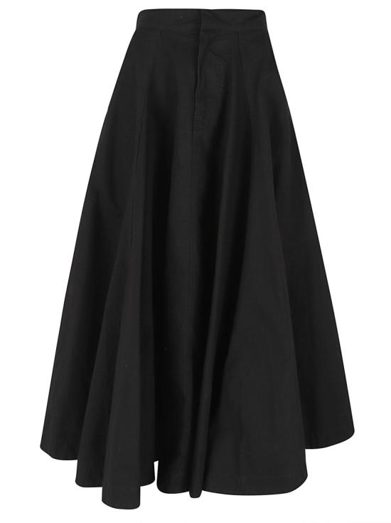 26SS 발렌시아가 롱 스커트 857766WTQP131000 Black