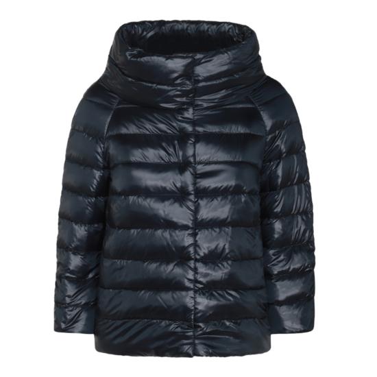 26FW 에르노 소피아 레귤러 핏 케이프 다운 자켓 PI0046DIC12017Z9200 Black