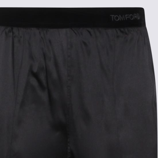 26FW 톰포드 스트레이트 팬츠 PAW683FAX1720NAA Black - TOMFORD