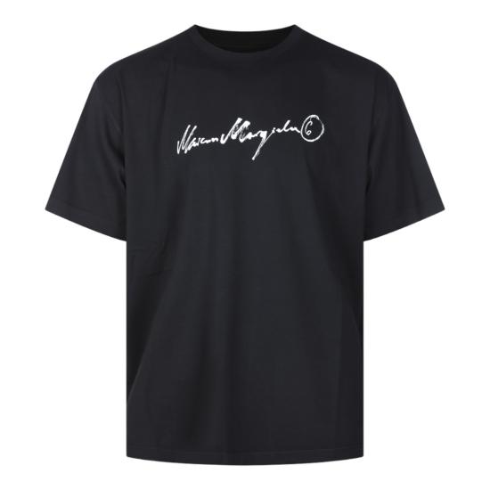 26FW MM6 메종마르지엘라 반팔 티셔츠 SH0GC0077M20258900 Black
