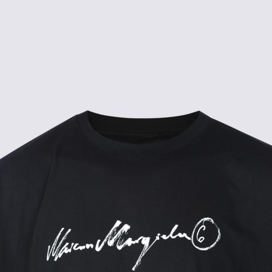 26FW MM6 메종마르지엘라 반팔 티셔츠 SH0GC0077M20258900 Black - MM6 MAISON MARGIELA