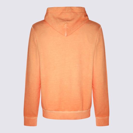  마르셀로 불론 후드 티셔츠 CMBB007S23FLE0042025 Orange - MARCELO BURLON