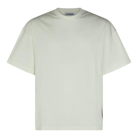 26FW 질샌더 반팔 티셔츠 J22GC0277J20347102 White