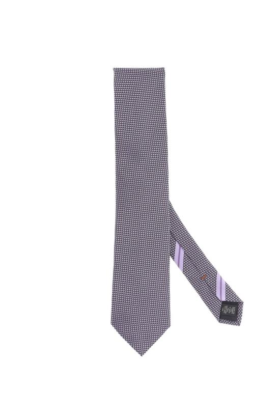 26SS 에르메네질도제냐 넥타이 Z3C42TA3 1P8PU1 Grey