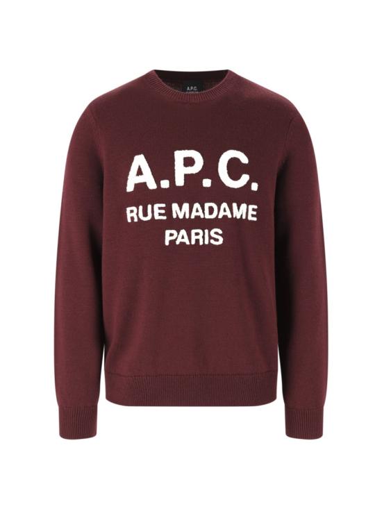 26FW 아페쎄 스웨터 WVAXU H23493GAC Burgundy