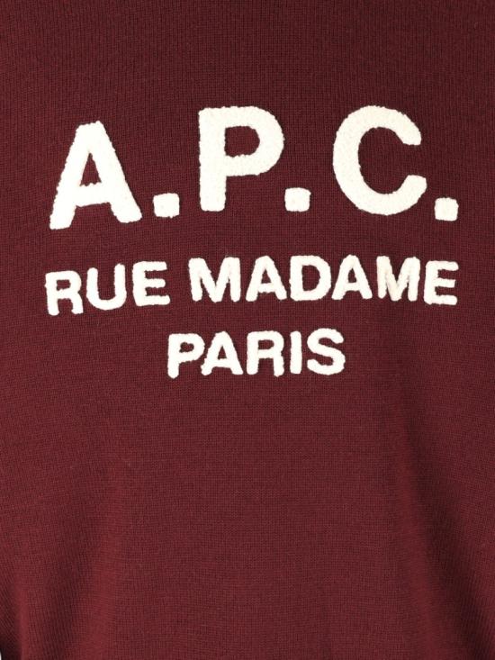 26FW 아페쎄 스웨터 WVAXU H23493GAC Burgundy - A.P.C.