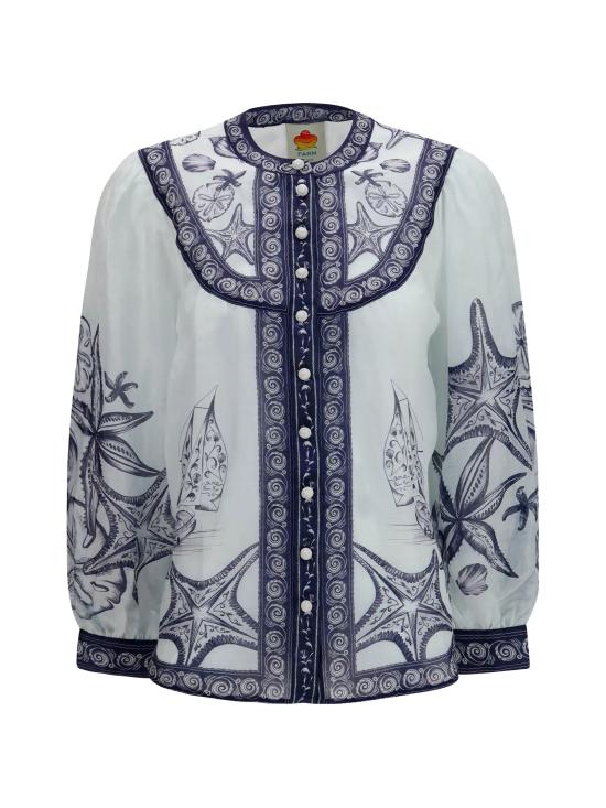 26FW 팜 리오 블라우스 356225 25192 Bianco