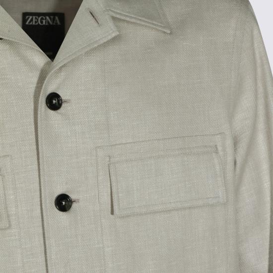26SS 에르메네질도제냐 자켓 RUHV22A3SOT6BN07G Neutrals - ERMENEGILDO ZEGNA