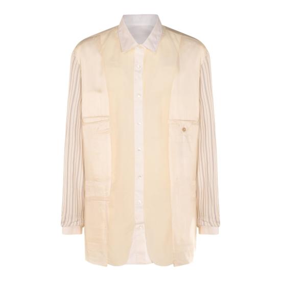 25SS 마르지엘라 패치워크 인사이드 아웃 자켓 S50BN0532MTN051961 Neutrals
