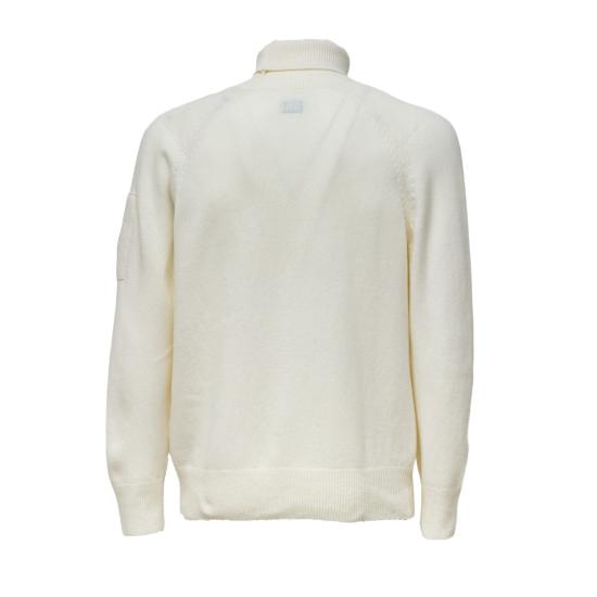 26FW 씨피 컴퍼니 터틀넥 21CMKN086A110149A White - C.P. COMPANY