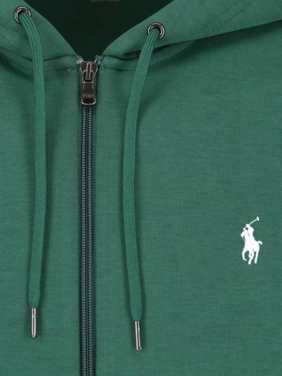 26FW 폴로 랄프로렌 더블 니트 후드 집업 710 881517508 Green - POLO RALPH LAUREN