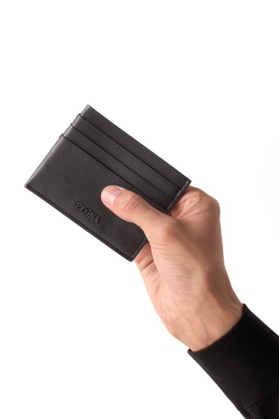 26SS 에르메네질도제냐 카드지갑 LHOTO E2012ZAMO Grey - ERMENEGILDO ZEGNA