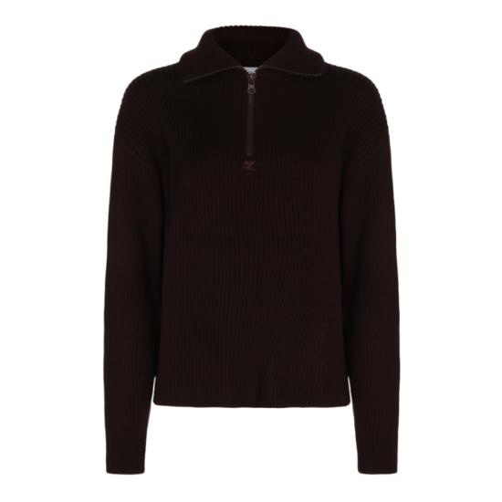 26FW 쿠레쥬 스웨터 326MPU278FI00854090 Black