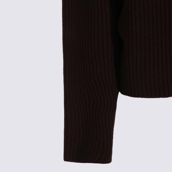 26FW 쿠레쥬 스웨터 326MPU278FI00854090 Black - COURREGES