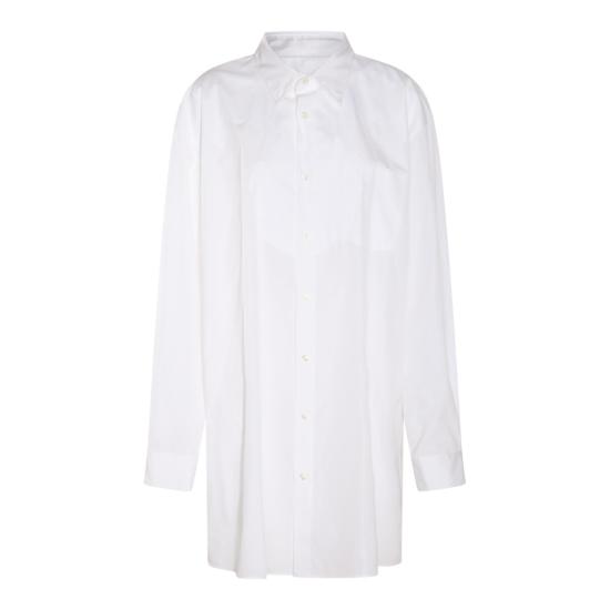  마르지엘라 미디 원피스 S51DT0014S43001100 White