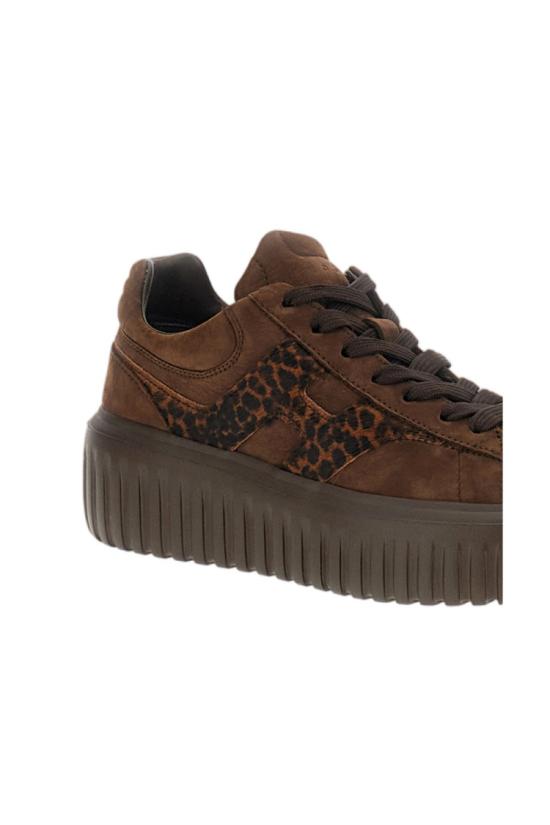 26FW 호간 스니커즈 HXW6450FE9AVH80R1D Brown - HOGAN