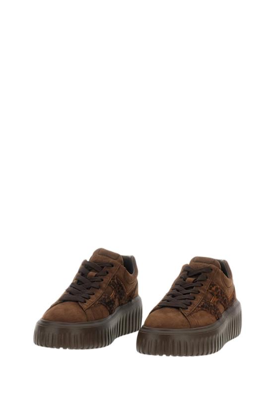 26FW 호간 스니커즈 HXW6450FE9AVH80R1D Brown - HOGAN