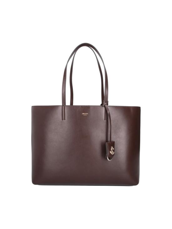 26FW 지미추 토트백 NINE2FIVE E W PKRCHOCOLATE LIGHT GOLD Brown