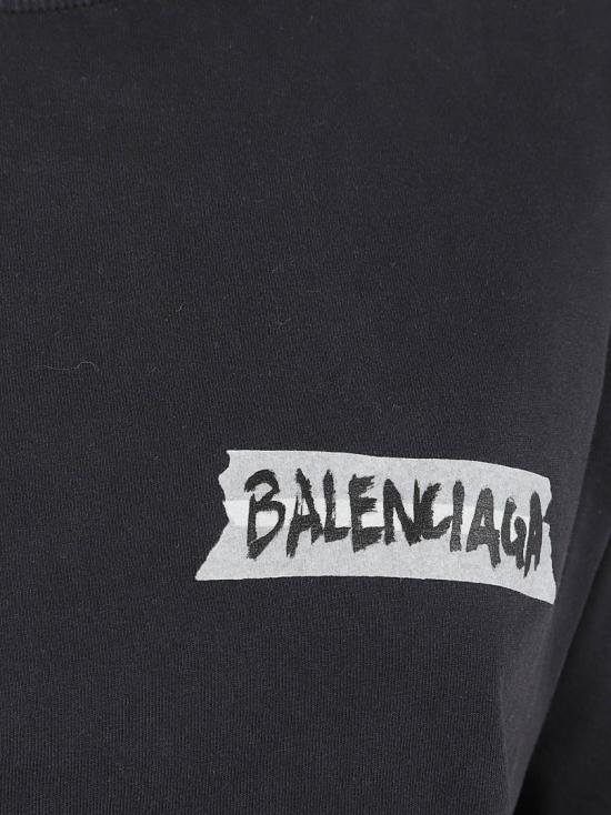 26SS 발렌시아가 반팔 티셔츠 850990WTTVL61041 Black - BALENCIAGA