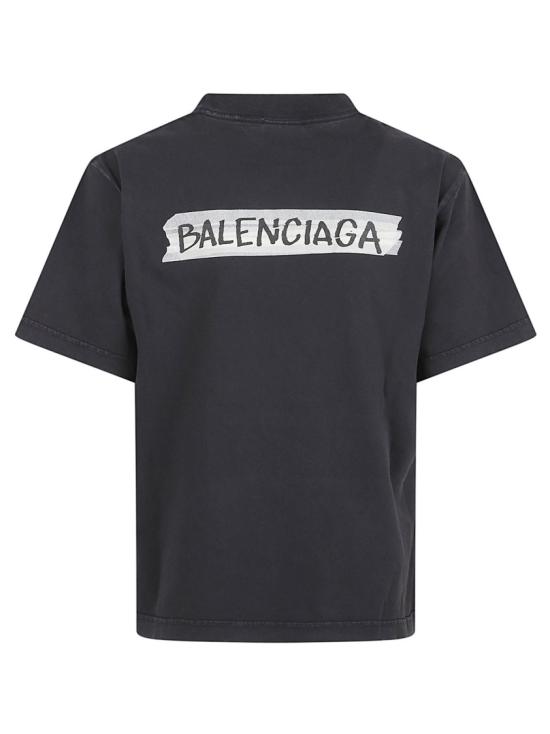 26SS 발렌시아가 반팔 티셔츠 850990WTTVL61041 Black - BALENCIAGA